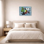 Joan Miro - Sans Titre, (1947) - Joan Miro Sans Titre 1947 gallery wrap lifestyle bedroom