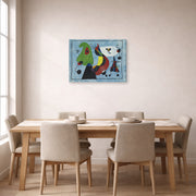 Joan Miro - Sans Titre, (1947) - Joan Miro Sans Titre 1947 gallery wrap lifestyle dining