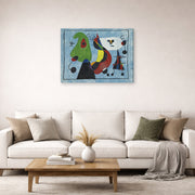 Joan Miro - Sans Titre, (1947) - Joan Miro Sans Titre 1947 gallery wrap lifestyle living room 2