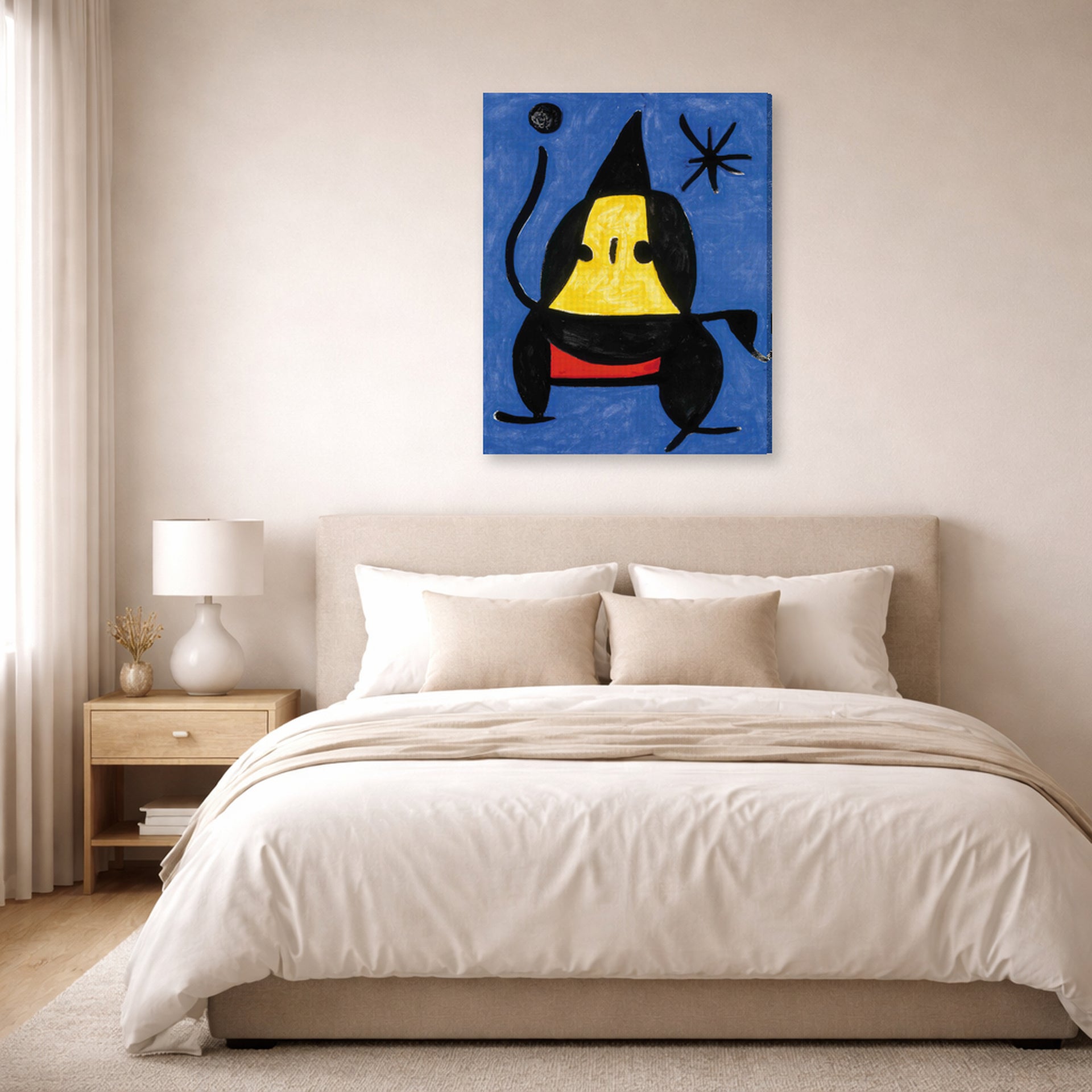 gallery wrap lifestyle bedroom