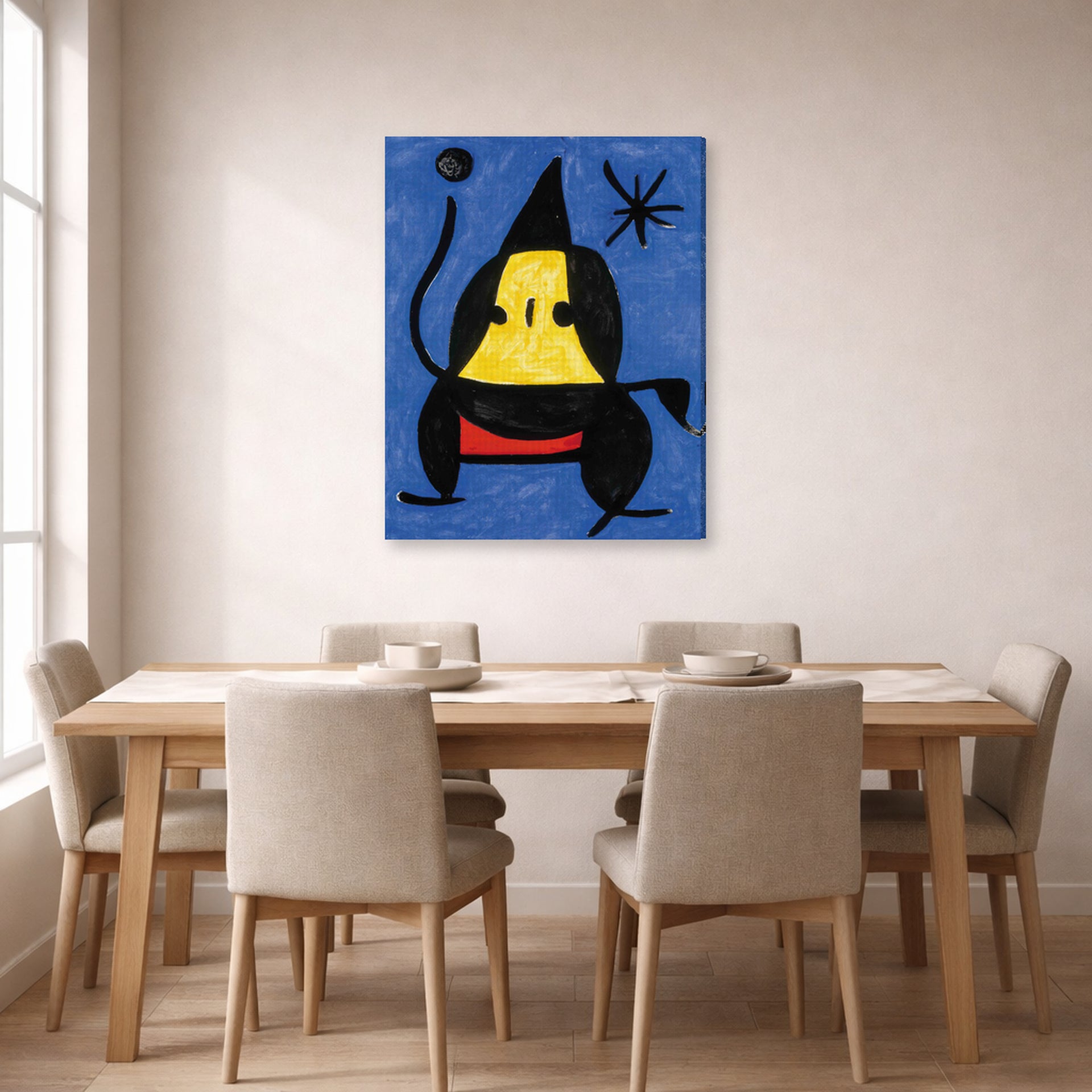 gallery wrap lifestyle dining