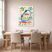 Joan Miro - Sans Titre - gallery wrap lifestyle dining
