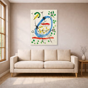 Joan Miro - Sans Titre - gallery wrap lifestyle living room 1