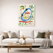 Joan Miro - Sans Titre - gallery wrap lifestyle living room 2