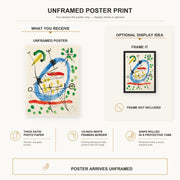 Joan Miro - Sans Titre - poster print combined product and display infographic