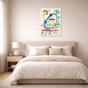 Joan Miro - Sans Titre - poster print lifestyle bedroom unframed