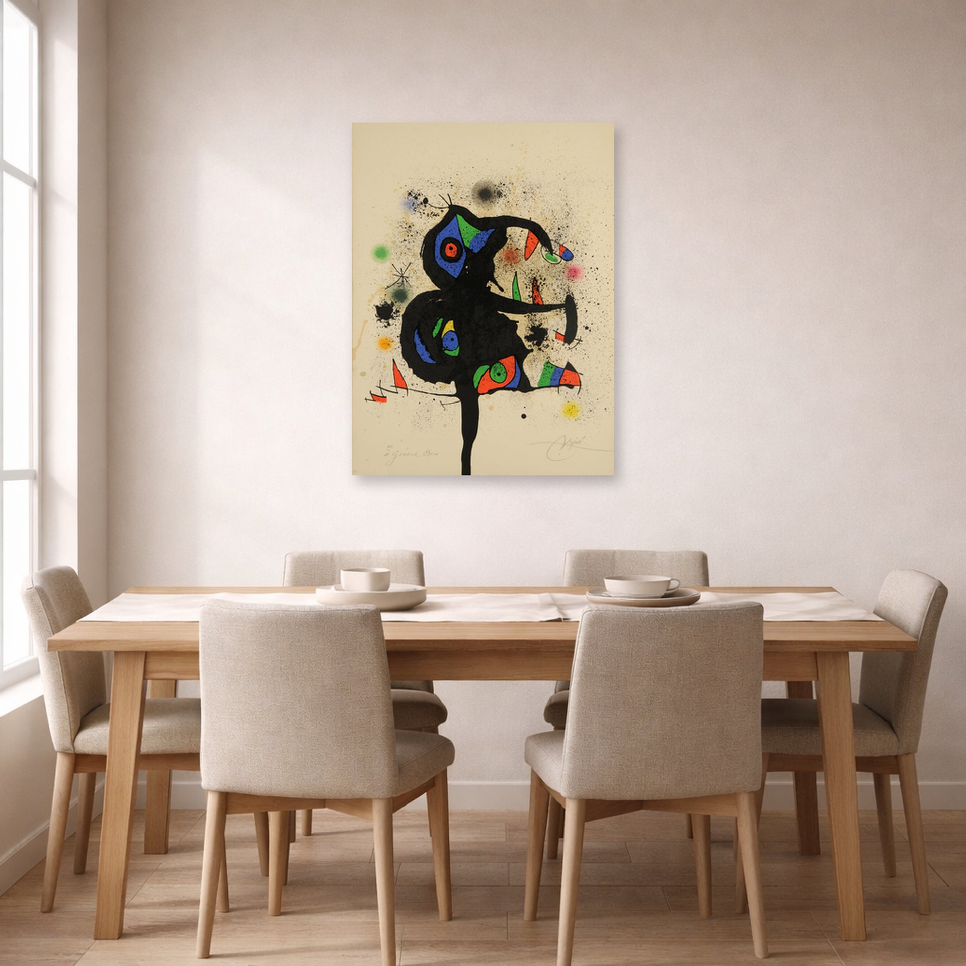 poster print lifestyle dining unframed