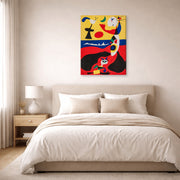 gallery wrap lifestyle bedroom