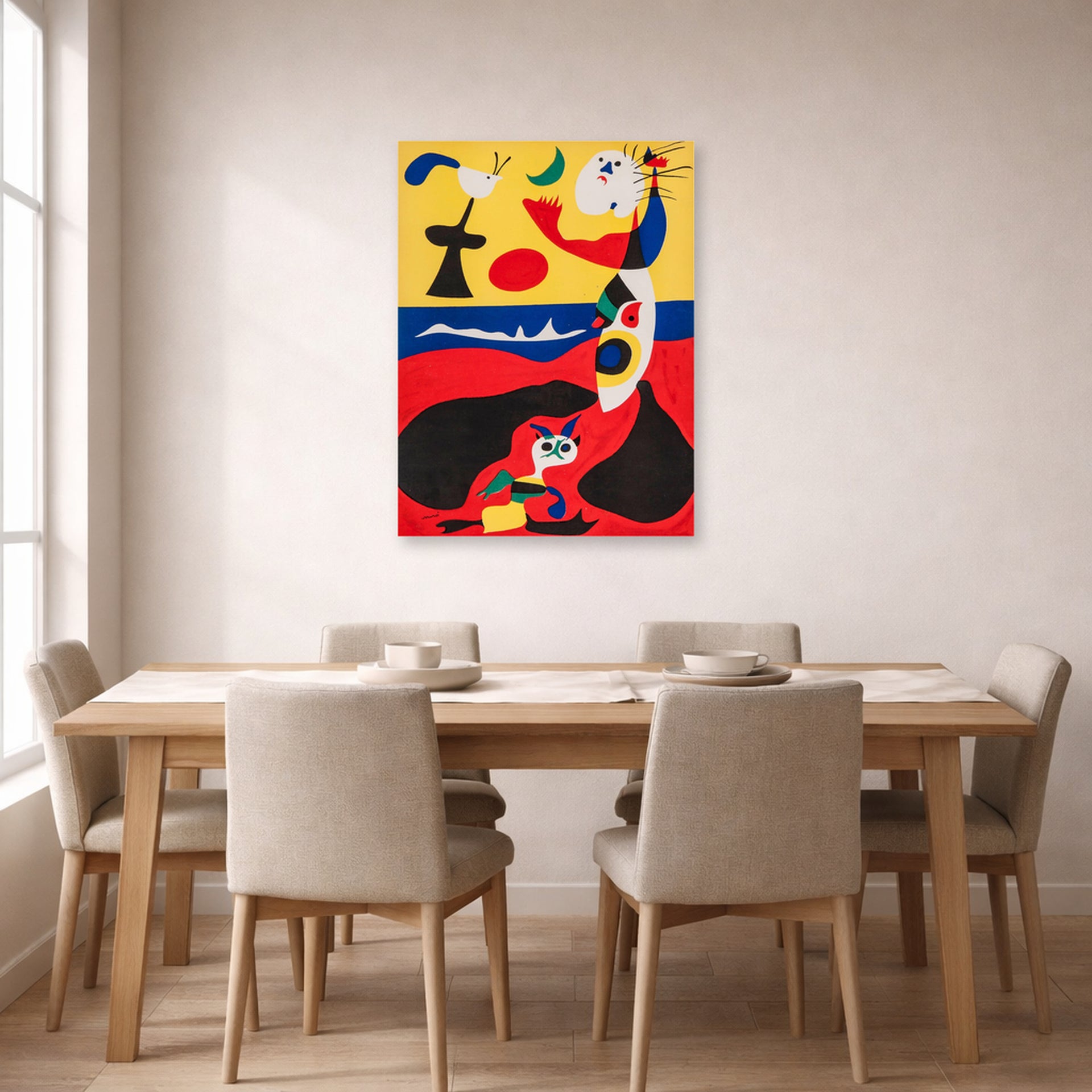 poster print lifestyle dining unframed