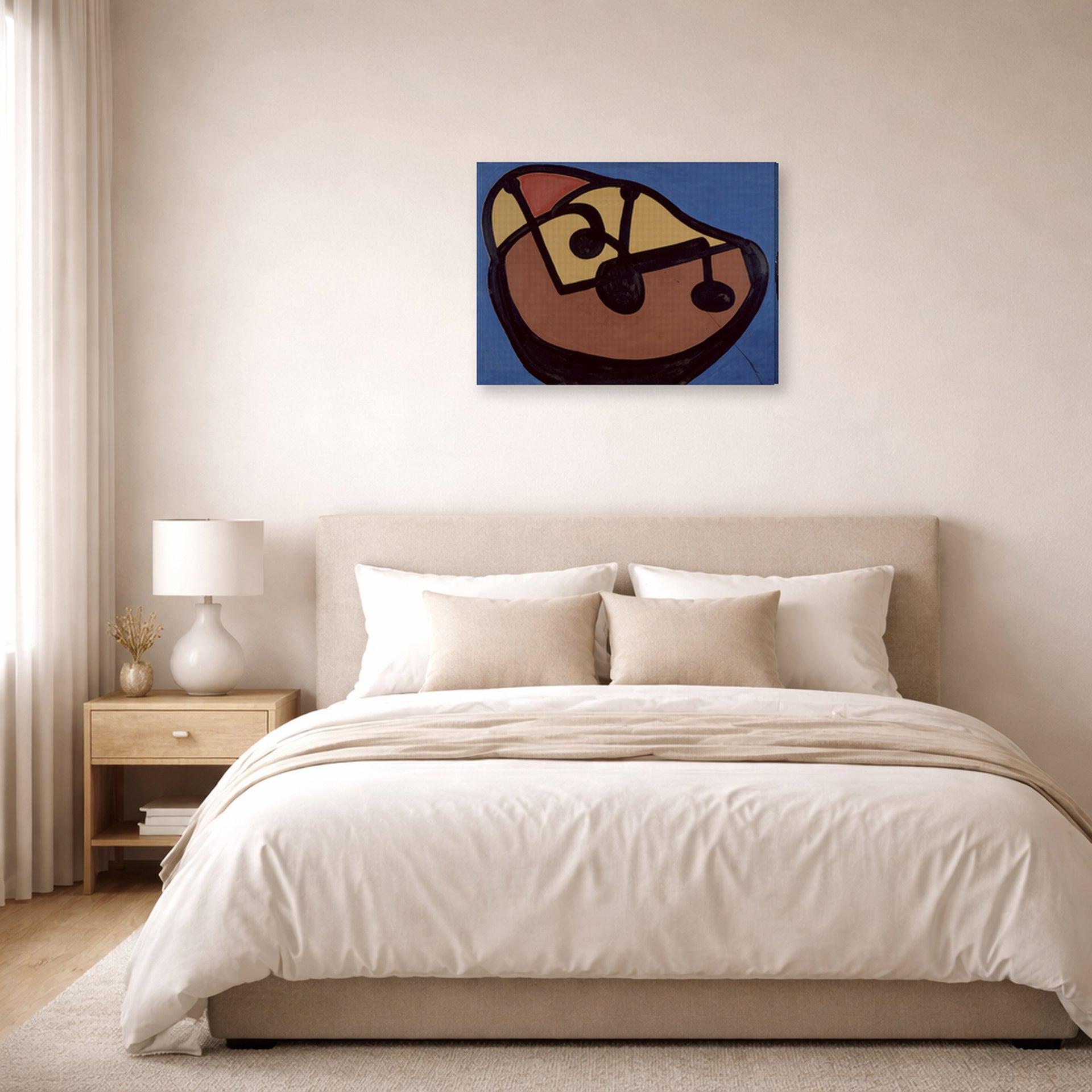 gallery wrap lifestyle bedroom