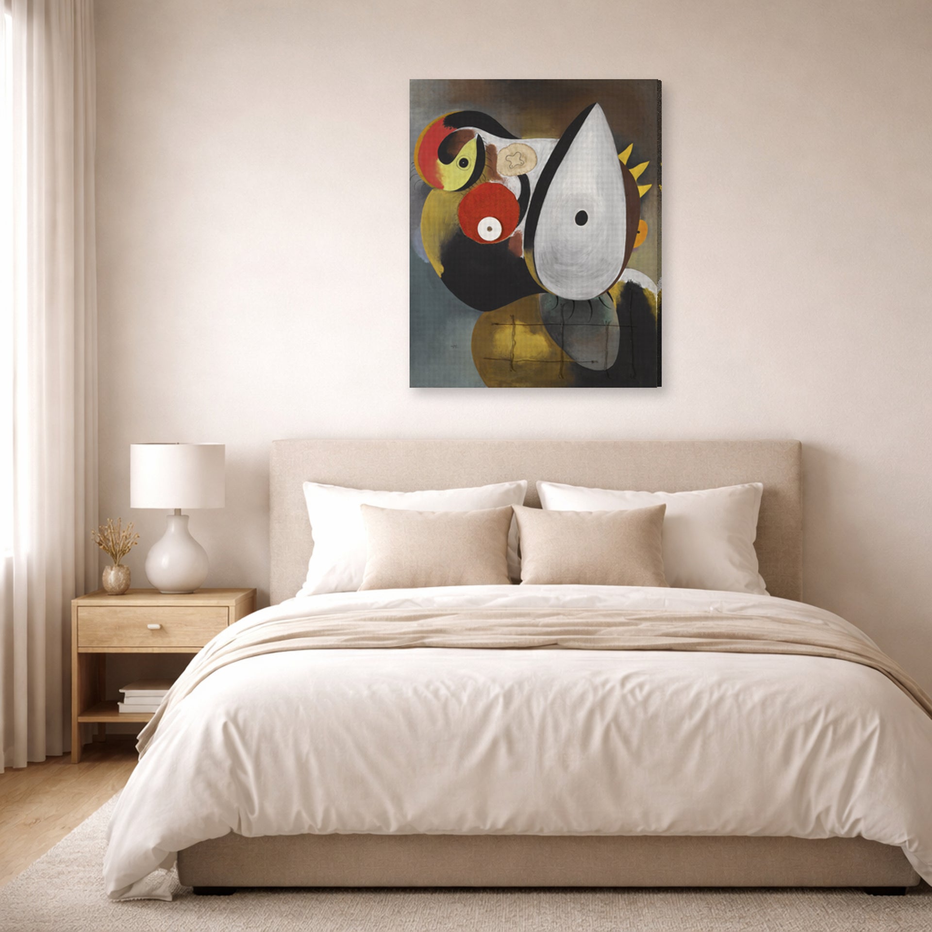 gallery wrap lifestyle bedroom