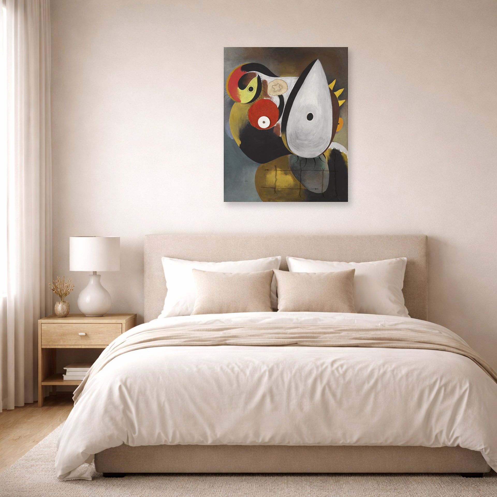 poster print lifestyle bedroom unframed