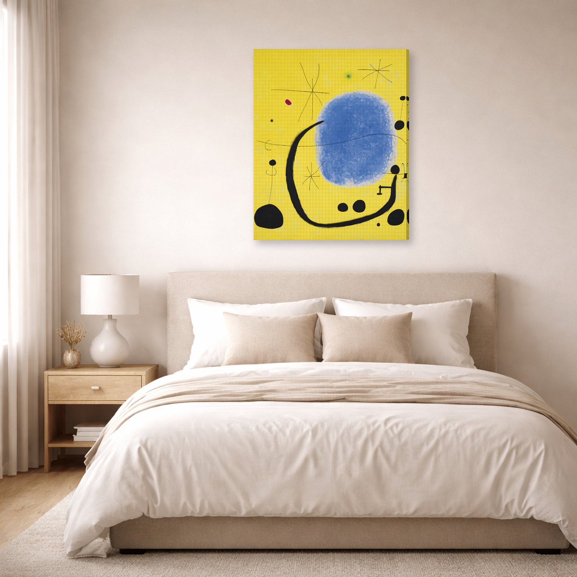 gallery wrap lifestyle bedroom