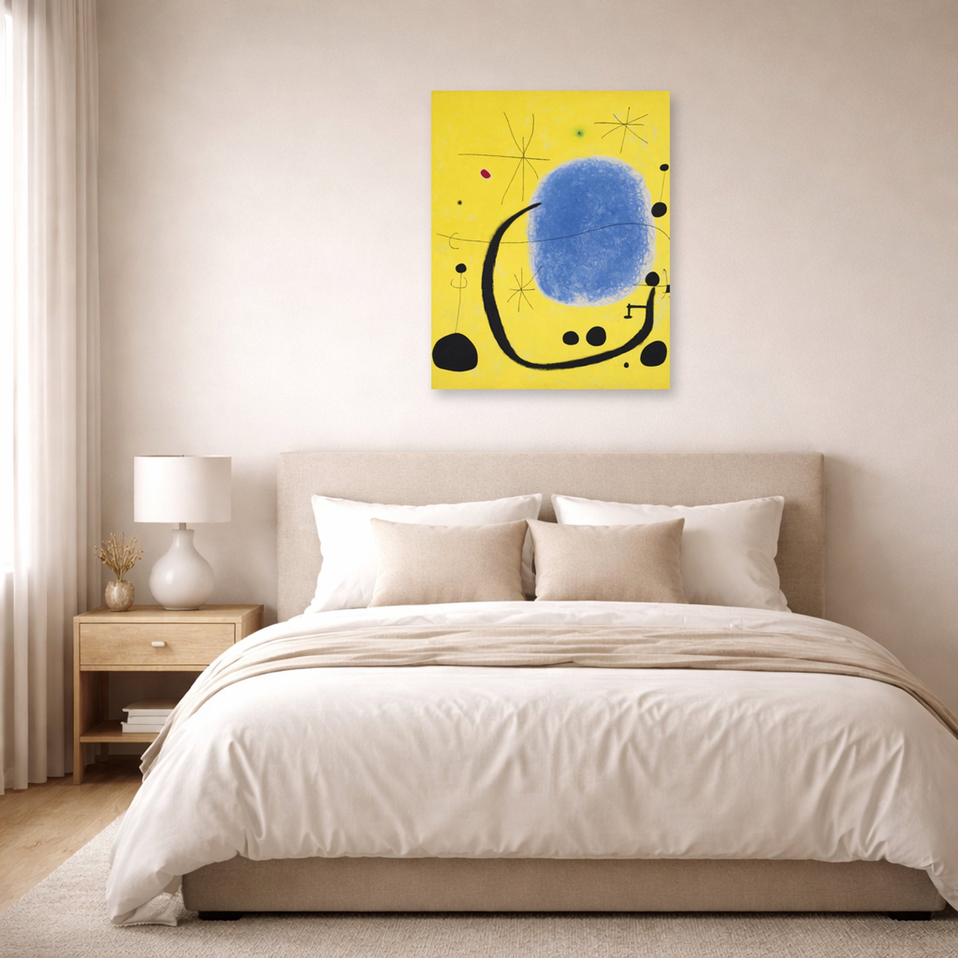 poster print lifestyle bedroom unframed