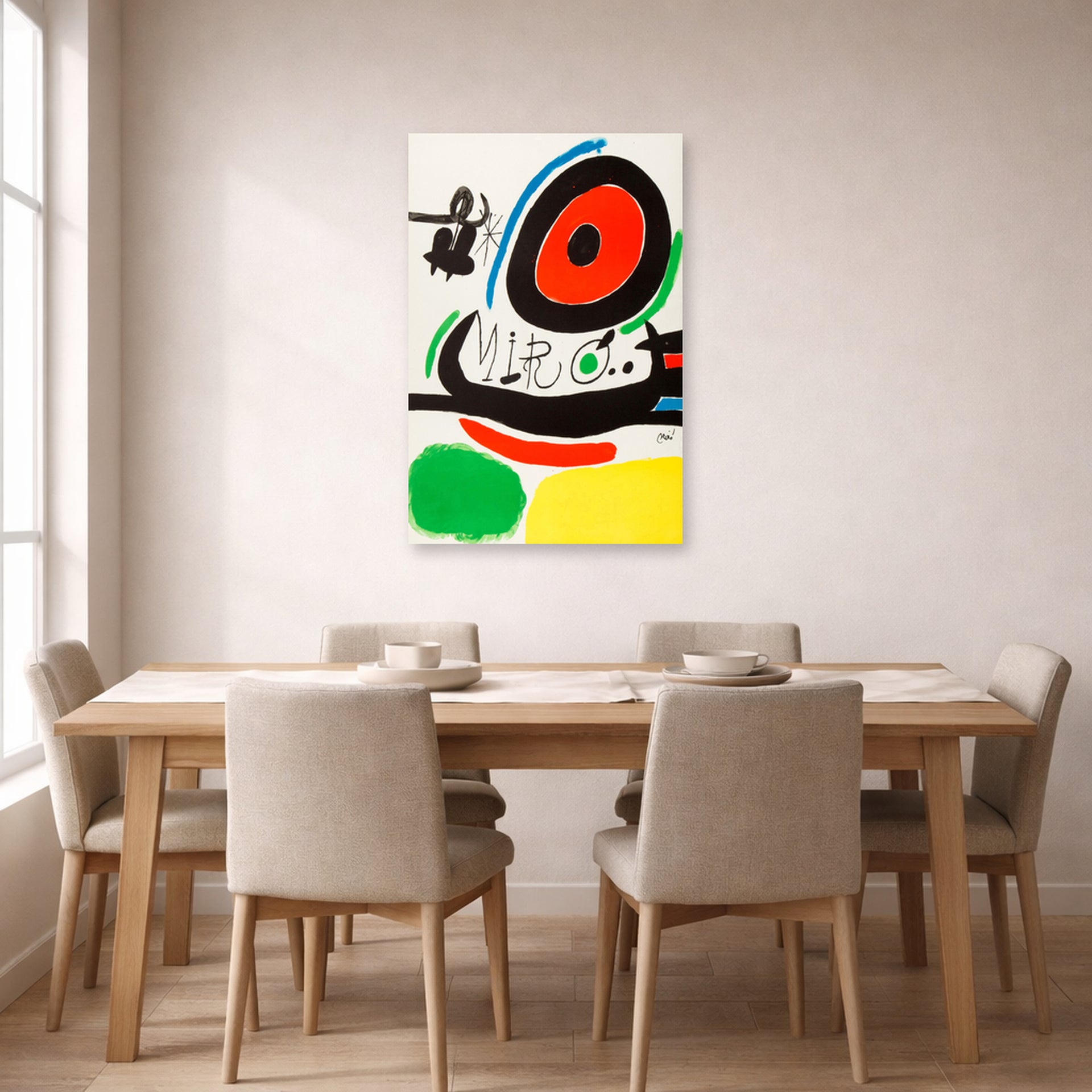 poster print lifestyle dining unframed