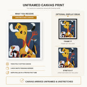 canvas print combined infographic