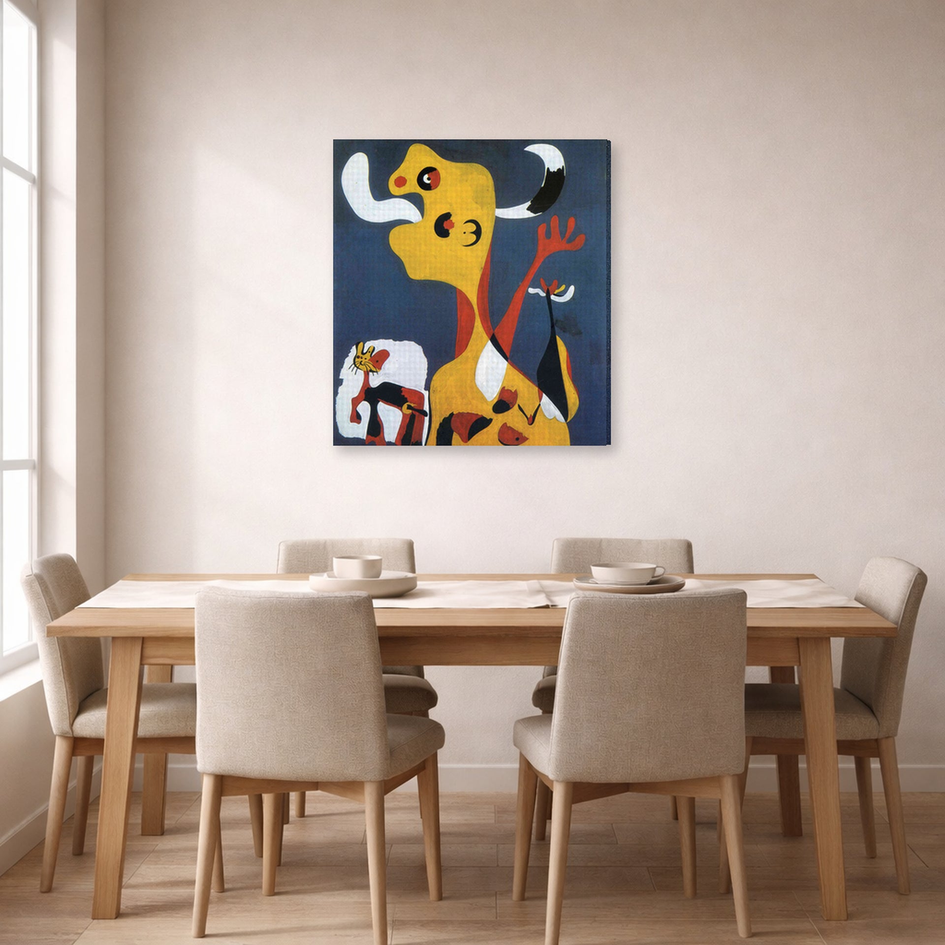 gallery wrap lifestyle dining