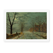 John Atkinson Grimshaw's 'Bonchurch Isle of Wight' painting reproduced as a rolled canvas print