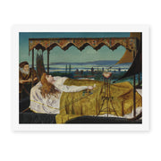 John Atkinson Grimshaw's 'Elaine' painting reproduced as a rolled canvas print