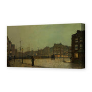 John Atkinson Grimshaw's 'Greenock' painting reproduced as a gallery-wrapped canvas print