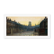 John Atkinson Grimshaw's 'Old Chelsea' painting reproduced as a rolled canvas print