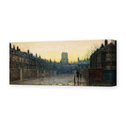 John Atkinson Grimshaw's 'Old Chelsea' painting reproduced as a gallery-wrapped canvas print