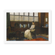 John Atkinson Grimshaw's 'The Cradle Song' painting reproduced as a rolled canvas print