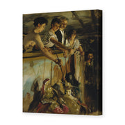 John Singer Sargent's 'Marionettes' painting reproduced as a gallery-wrapped canvas print
