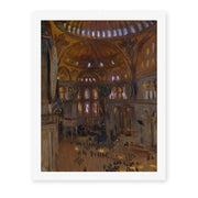 John Singer Sargent's 'Santa Sofia' painting reproduced as a rolled canvas print