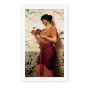 John William Godward's 'Crytilla' painting reproduced as a rolled canvas print