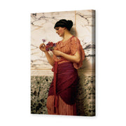 John William Godward's 'Crytilla' painting reproduced as a gallery-wrapped canvas print