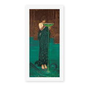 John William Waterhouse's 'Circe Invidiosa' painting reproduced as a rolled canvas print
