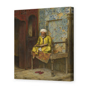 Ludwig Deutsch's 'The Learned Man Of Cairo' painting reproduced as a gallery-wrapped canvas print