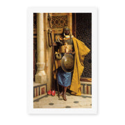 Ludwig Deutsch's 'The Palace Guard' painting reproduced as a rolled canvas print