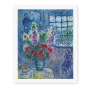 Marc Chagall's 'Latelier' painting reproduced as a rolled canvas print