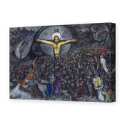 Marc Chagall's 'The Exodus' painting reproduced as a gallery-wrapped canvas print