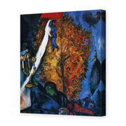 Marc Chagall's 'The Tree of Life' painting reproduced as a gallery-wrapped canvas print