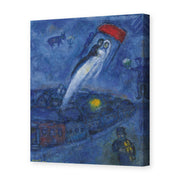 Marc Chagall's 'Vision Des Mariés' painting reproduced as a gallery-wrapped canvas print