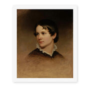 Martin Johnson Heade's 'Mary Rebecca Clark' painting reproduced as a rolled canvas print