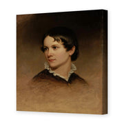 Martin Johnson Heade's 'Mary Rebecca Clark' painting reproduced as a gallery-wrapped canvas print