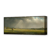 Martin Johnson Heade's 'Newburyport Meadows' painting reproduced as a gallery-wrapped canvas print