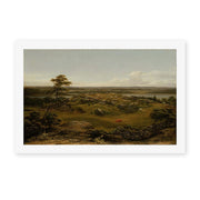 Martin Johnson Heade's 'Rocks in New England' painting reproduced as a rolled canvas print