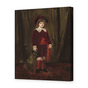 Mary Cassatt's 'Eddy Cassatt' painting reproduced as a gallery-wrapped canvas print