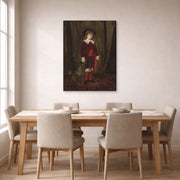 Gallery-wrapped canvas print of Mary Cassatt's Eddy Cassatt displayed on a wall in a dining room