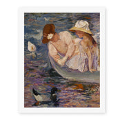 Mary Cassatt's 'Summertime' painting reproduced as a rolled canvas print