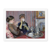 Mary Cassatt's 'The Tea' painting reproduced as a rolled canvas print