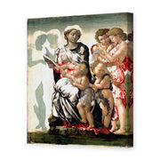 Michelangelo's 'Manchester Madonna' painting reproduced as a gallery-wrapped canvas print