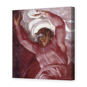 Michelangelo's 'Separation of Light from Darkness' painting reproduced as a gallery-wrapped canvas print, one of the nine central Genesis panels on the Sistine Chapel ceiling