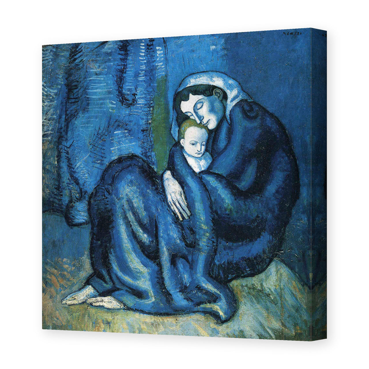 Pablo Picasso's 'Mother and Child' painting reproduced as a gallery-wrapped canvas print