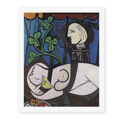 Pablo Picasso's 'Nude Green Leaves and Bus' painting reproduced as a rolled canvas print
